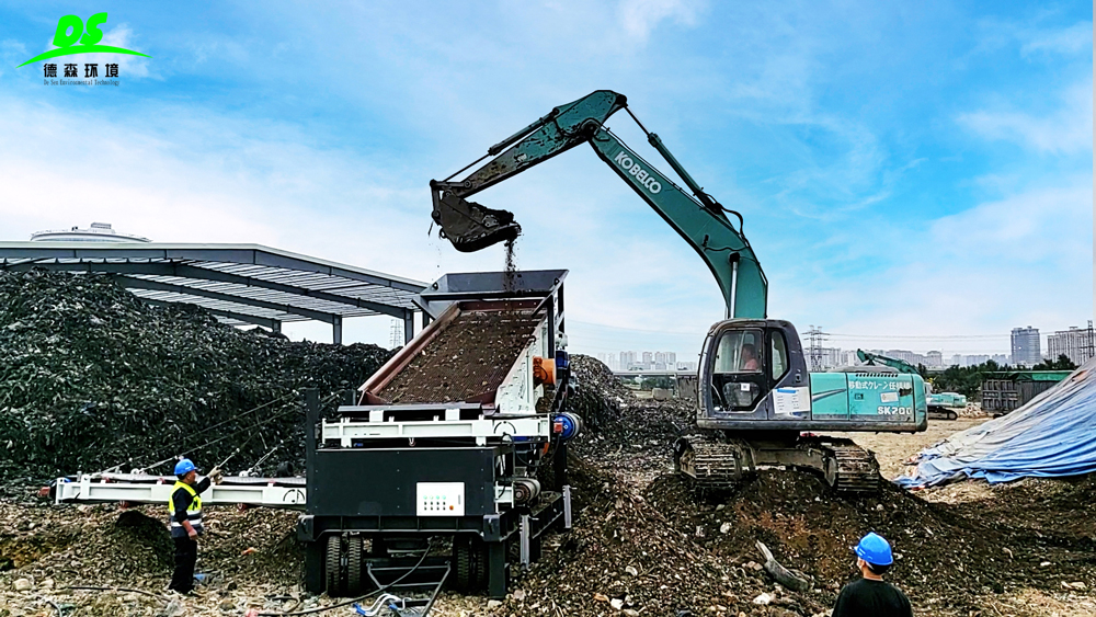 德森環(huán)境篩分車(chē)：靈動(dòng)分級(jí)，為固廢治理提速