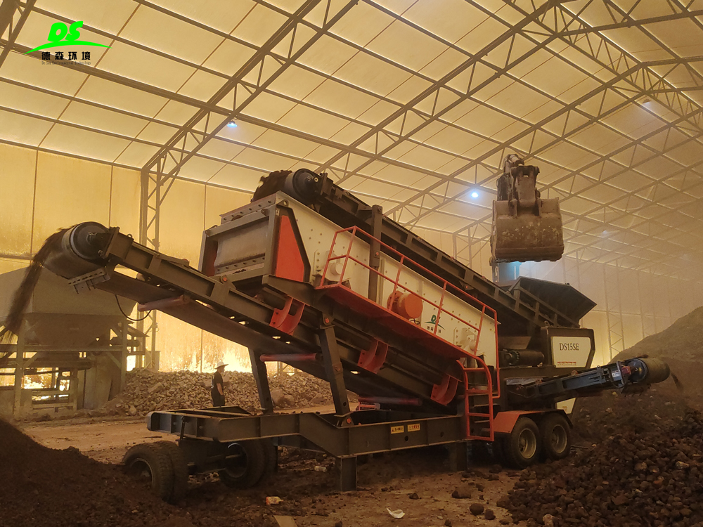 德森環(huán)境篩分車：機(jī)動精準(zhǔn)篩分，賦能全域固廢資源化