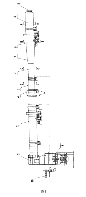 新型節(jié)能陶?；剞D(zhuǎn)窯附圖